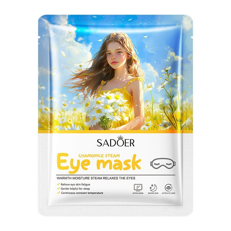 Self-Warming Chamomile Steam Eye Masks for Relaxation and Dry Eye Relief - Pack of 10
