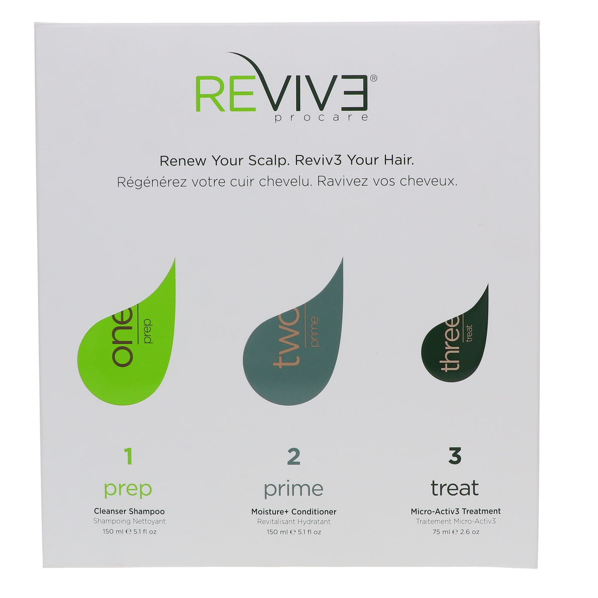 Reviv3 Procare 3-Part Hair Care System Starter Kit