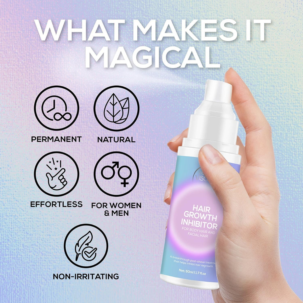 Unscented Hair Growth Inhibitor - 50ml