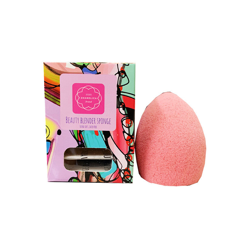 Glitter Makeup Sponge - Rose Quartz, Soft Latex-Free Cosmetic Tool