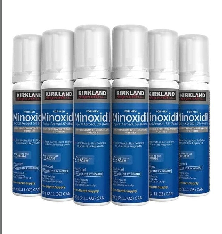 Minoxidil 5% Foam Hair Regrowth for Men - 6 Month Supply