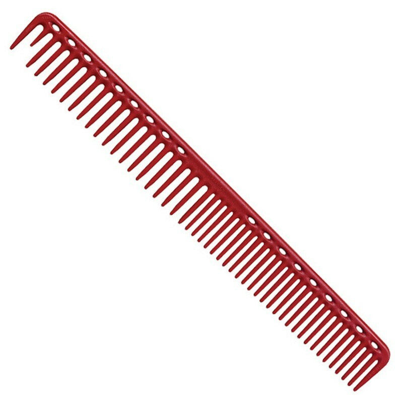 YS Park 333 Round Tooth Extra Long Hair Cutting Comb - Red