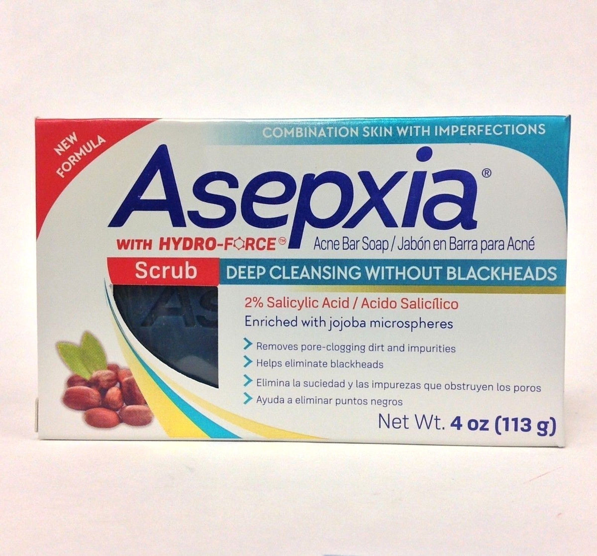 Asepxia Acne-Fighting Cleansing Soap Bars - 2 Pack, 4 oz Each