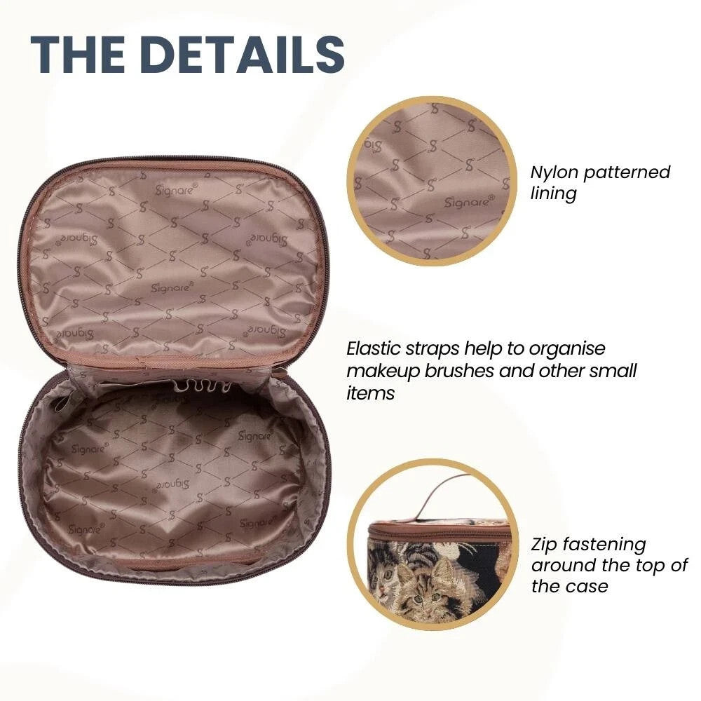 Toiletry Bag for Cosmetics and Makeup Organization, Large Capacity
