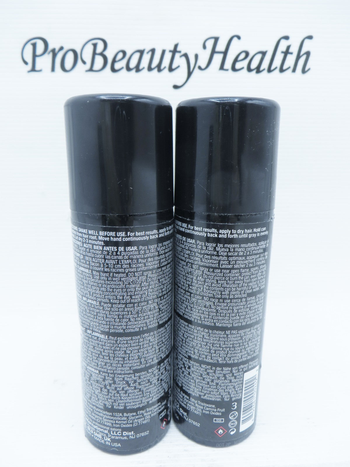 Agadir Root Concealer Temporary Hair Spray - Light Brown, 2 Oz, 2 Bottles