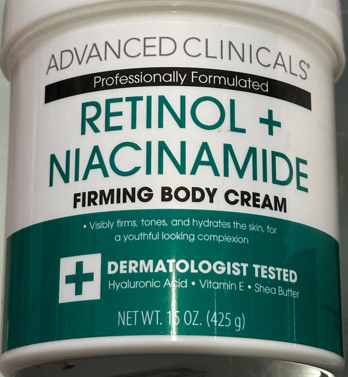 Advanced Clinicals Retinol Niacinamide Hyaluronic Body Cream 2-Pack - Firming & Hydrating