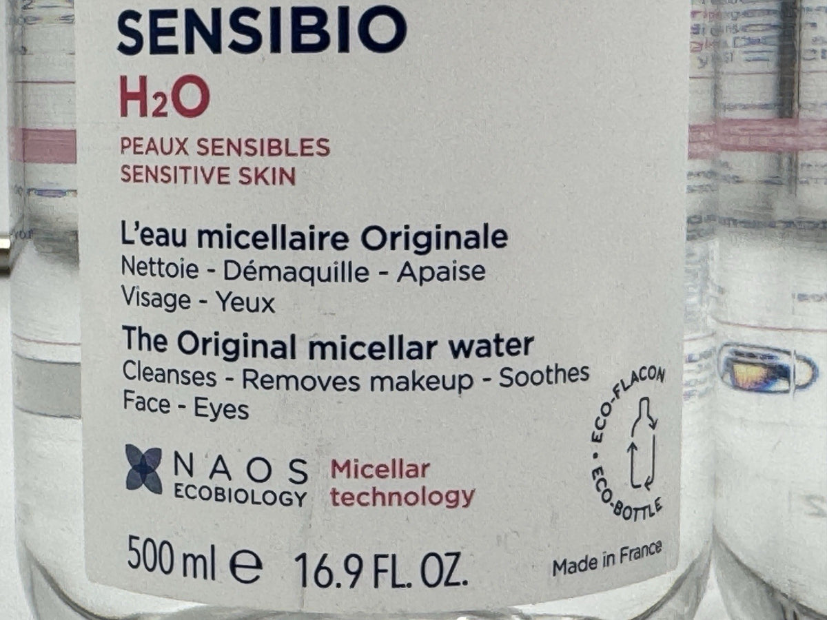 2-Pack Bioderma Sensibio H2O Micellar Water Makeup Remover