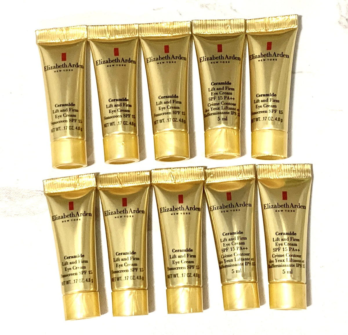 Elizabeth Arden Ceramide Lift & Firm Eye Cream Mini Set - 10 x 0.17 oz