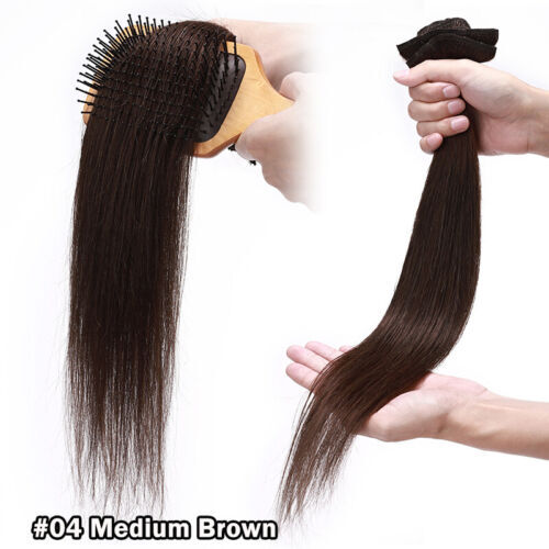 Clip-In Human Hair Extensions Full Head - Virgin Remy, Multiple Colors & Lengths