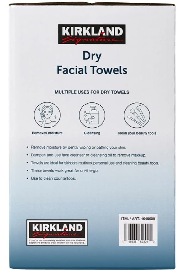 Disposable Facial Towels - Extra Soft, Lint-Free, 200-Count