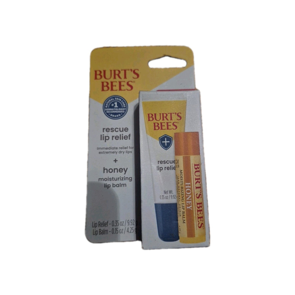 Moisturizing Lip Balm with Honey - Burt's Bees Rescue Lip Relief +