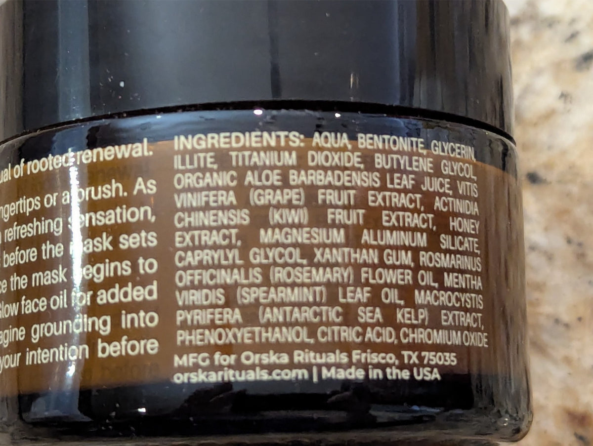 Green Ritual Brighten Mask - 1.7 oz