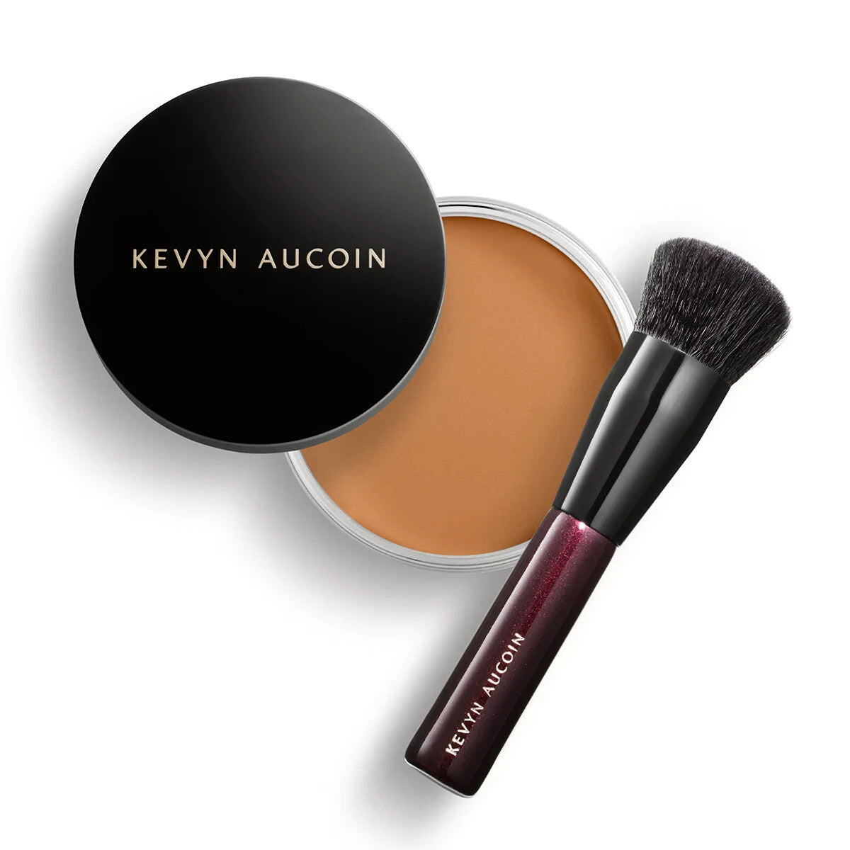 Foundation Balm All Shade - Hydrating, Matte Finish with Brush