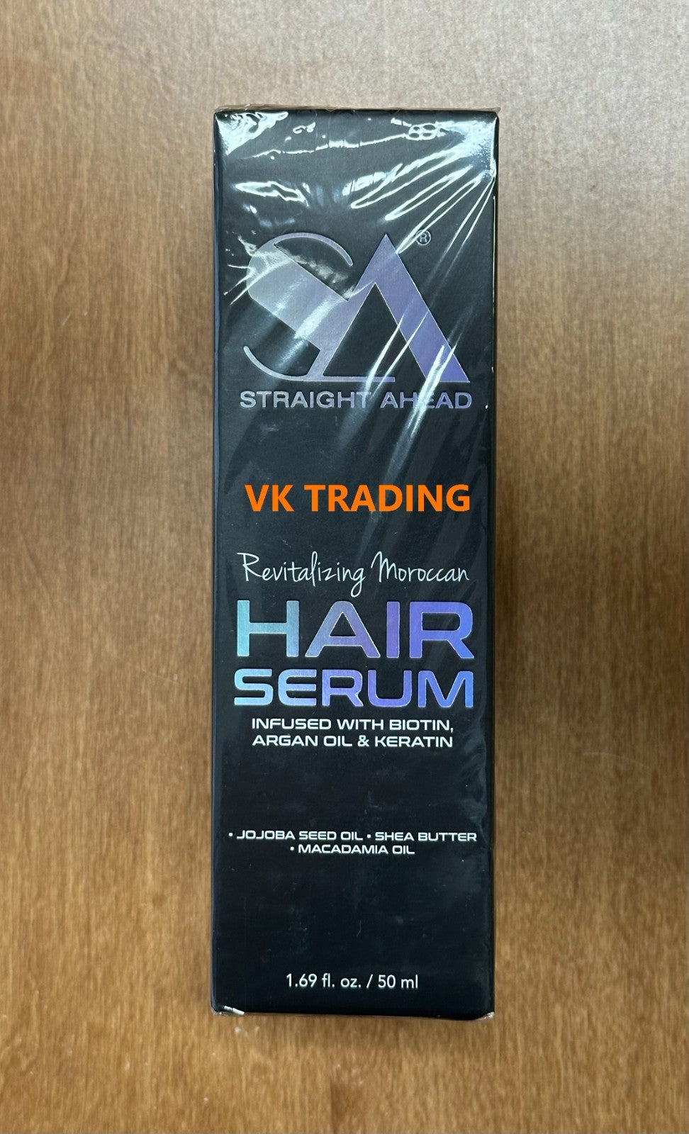 Argan Oil Hair Serum with Biotin & Keratin for Frizz Control - Hydrating Moroccan Hair Treatment