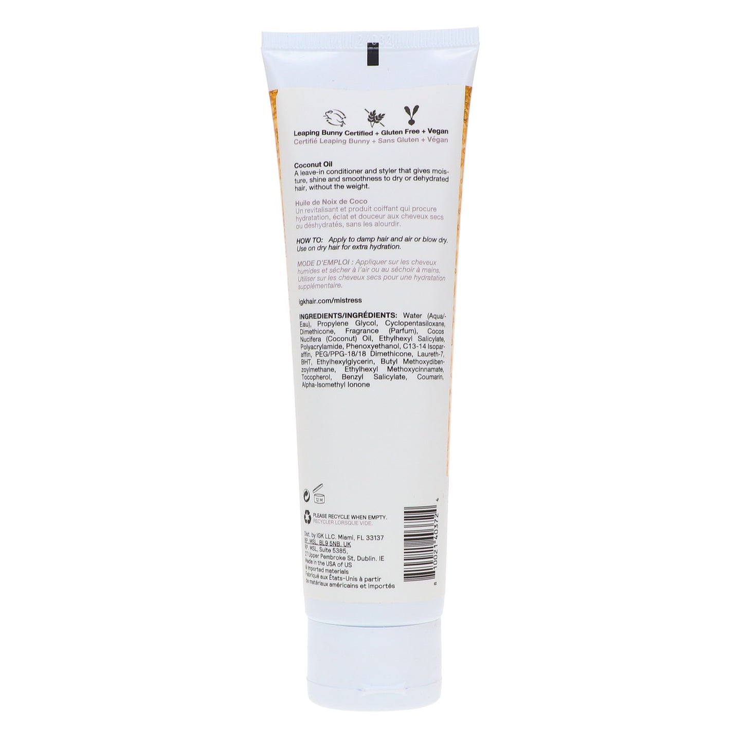 Hydrating Hair Balm for Frizz Control - 2 Pack, 5 oz Each