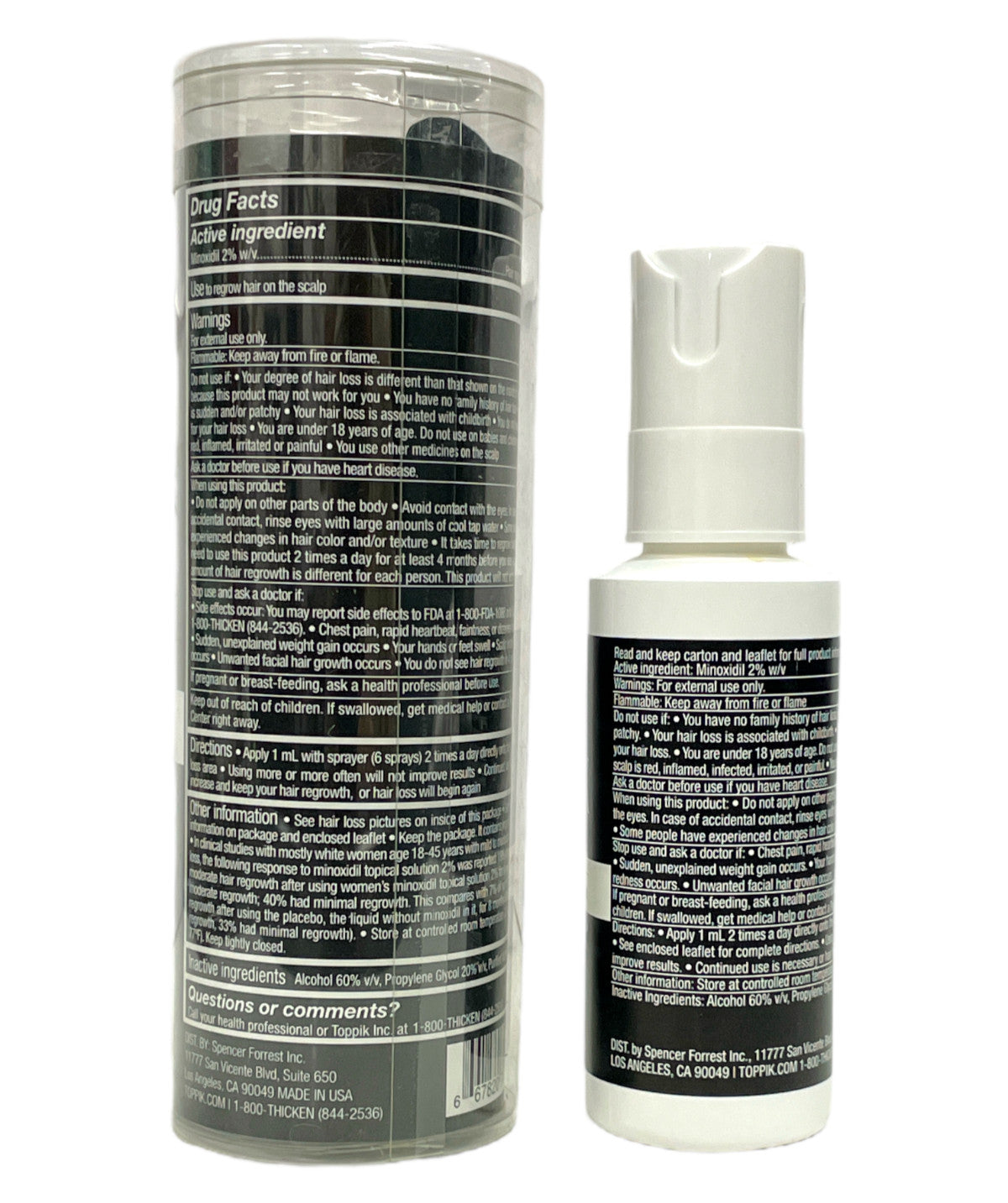 Toppik Hair Regrowth Treatment (2oz / 60mL) NEW