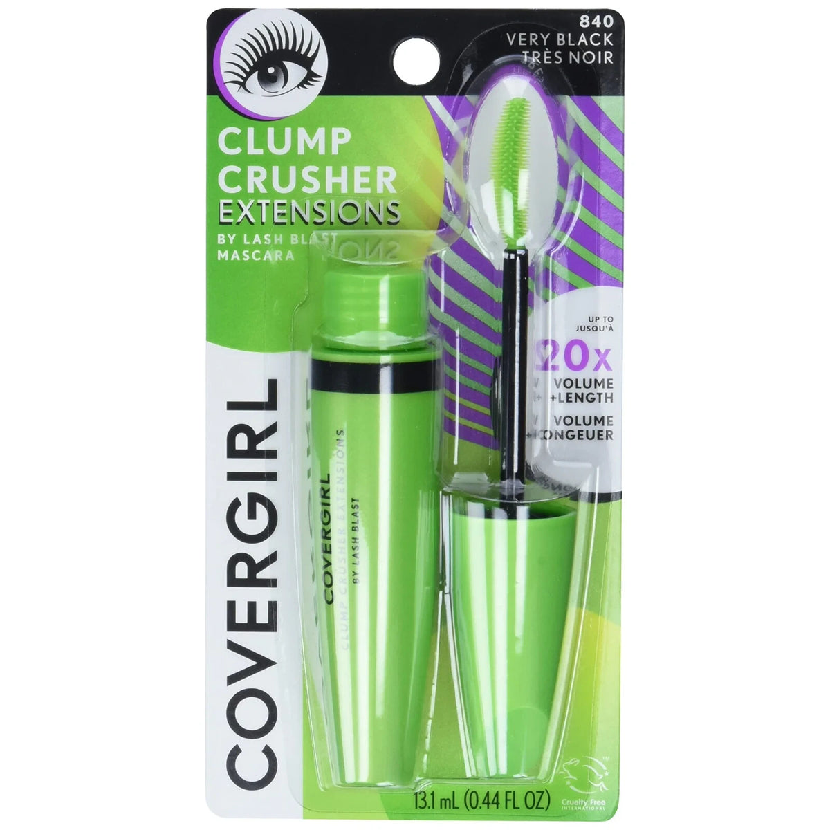Covergirl Clump Crusher Mascara with Innovative Curved Brush - All Variants