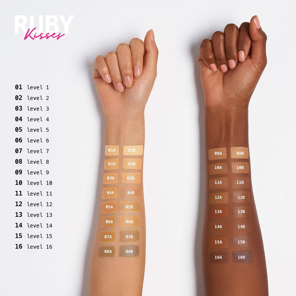 Long Lasting Face Foundation & Concealer - Full Coverage, 12-Hour Wear