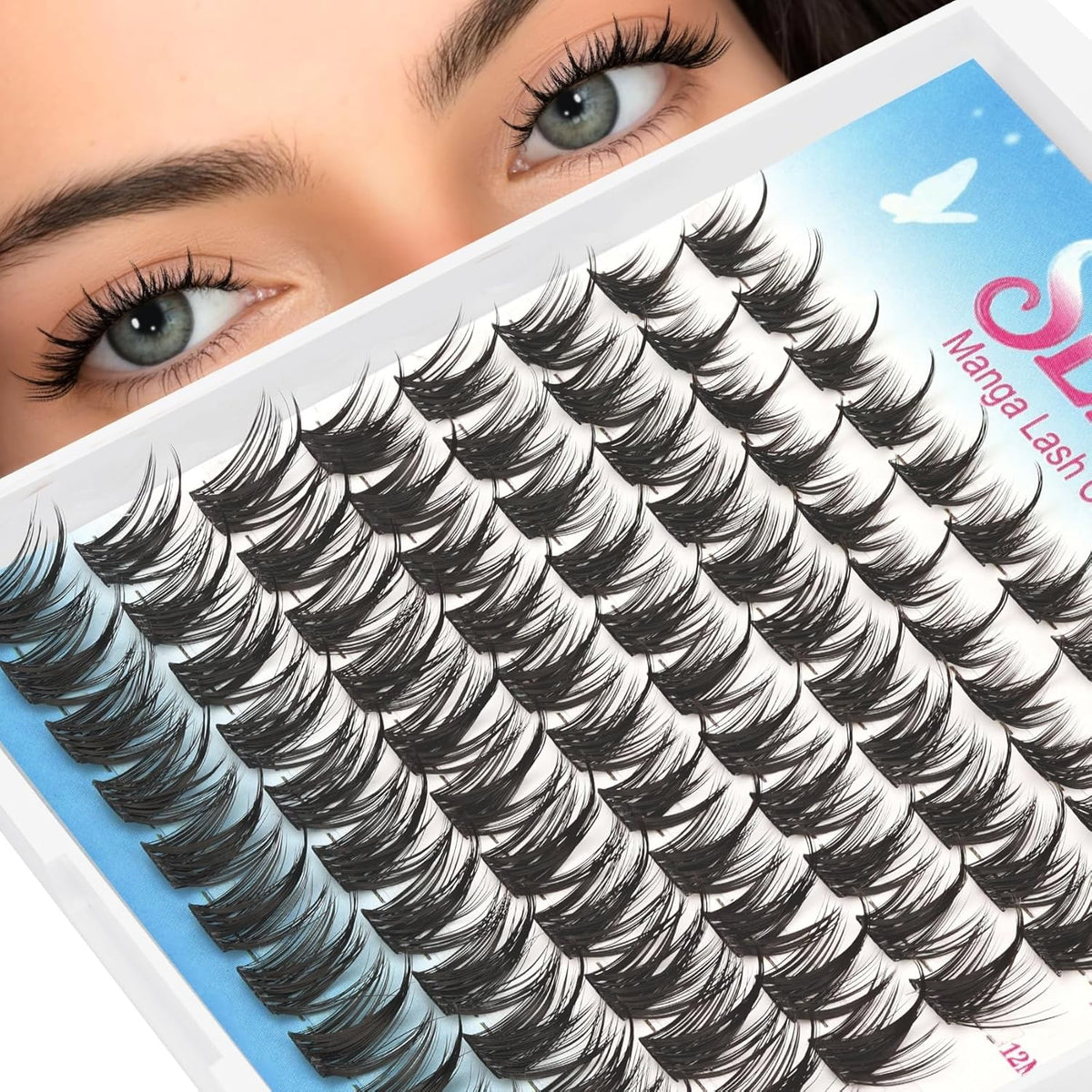Fake Eyelash Clusters - Spiky Fluffy DIY False Lashes for Natural & Dramatic Looks