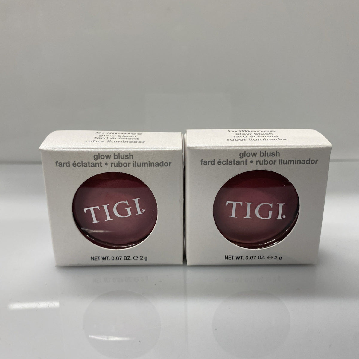 TIGI Glow Blush Brilliance Long Lasting Radiant Color 0.07 Oz Set
