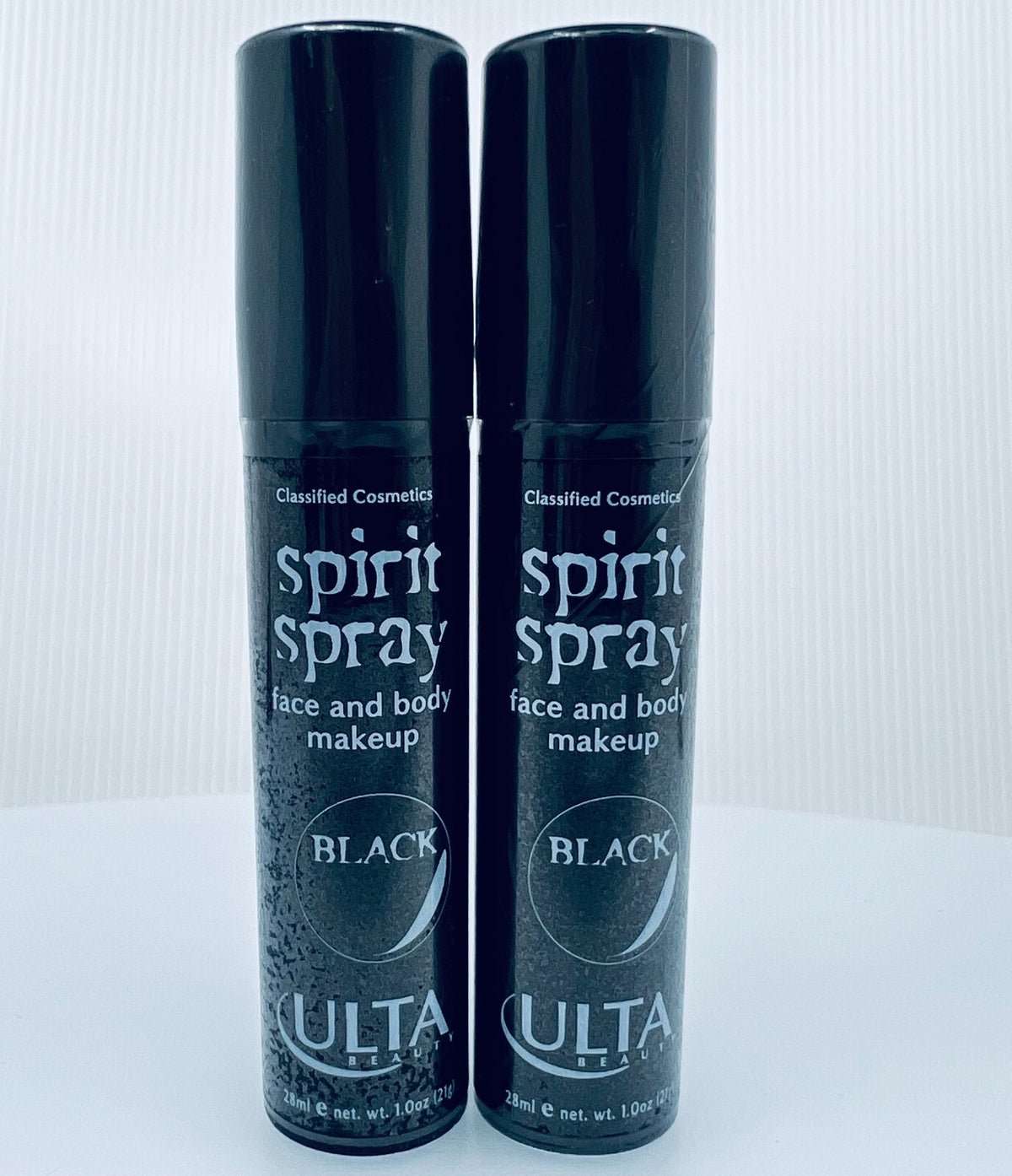 Costume Face and Body Spray Makeup 2-Pack - Multiple Colors for Halloween & Themed Costumes
