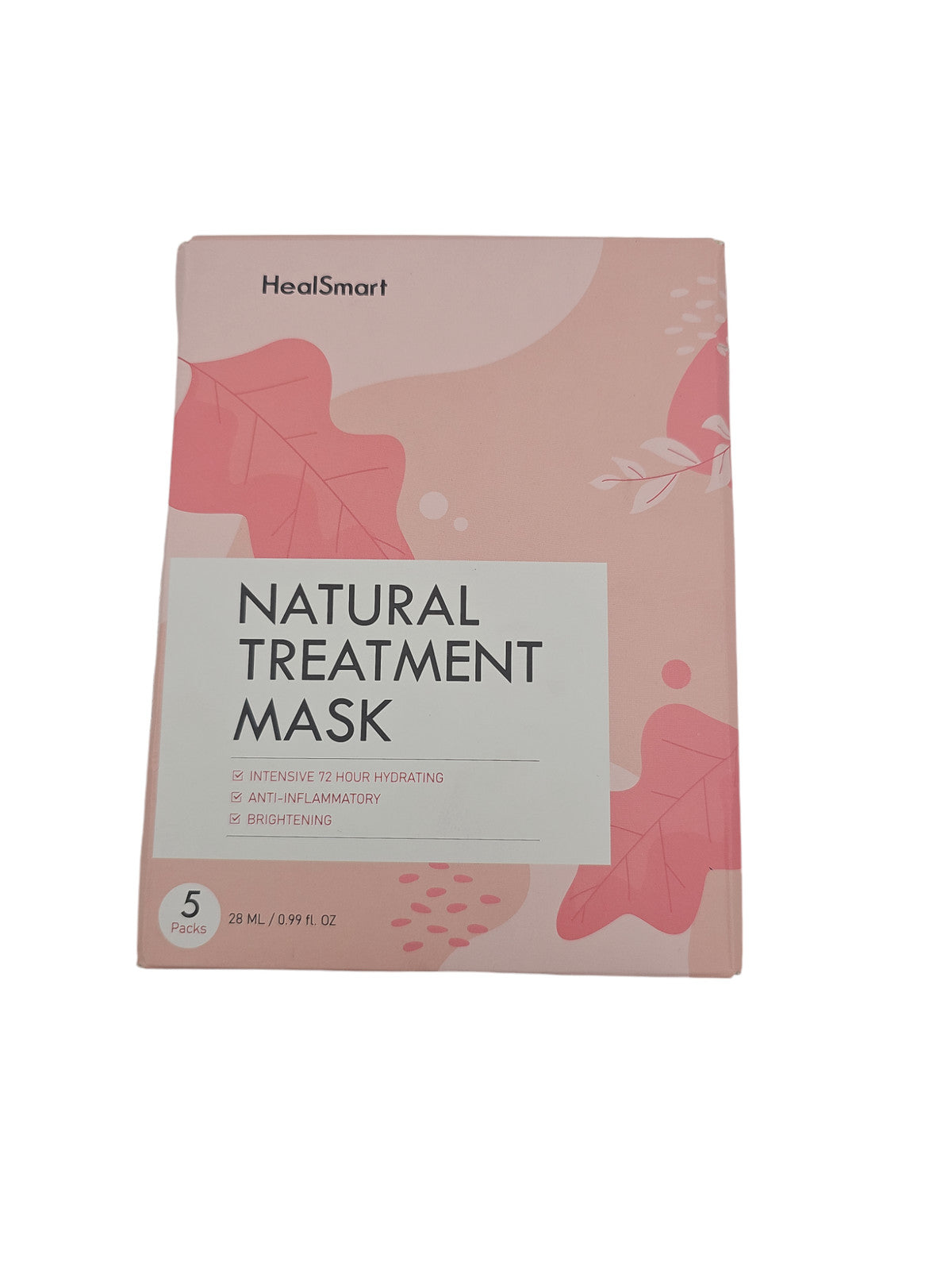 Hydrating Facial Sheet Mask, 72-Hour Deep Moisturizing, 5 Count