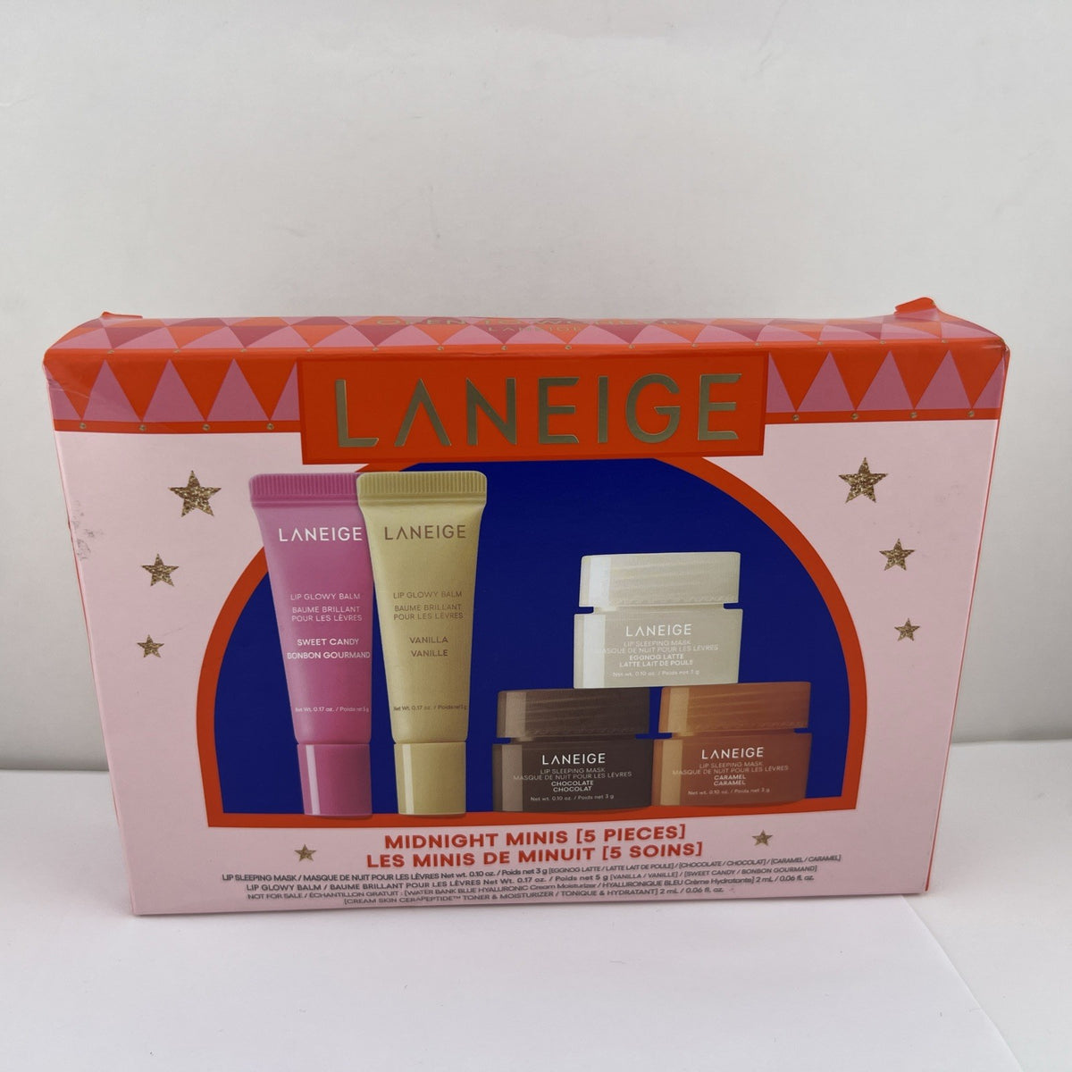 Laneige Midnight Minis Lip Sleeping Mask Gift Set - 5pc Lip Care Collection