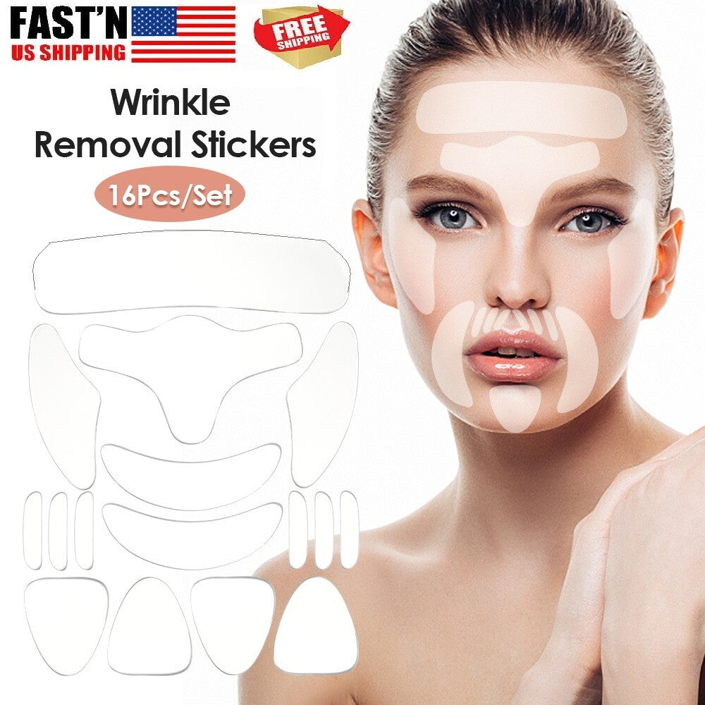 Reusable Silicone Wrinkle Removal Patches for Face Neck Chest Skin Care