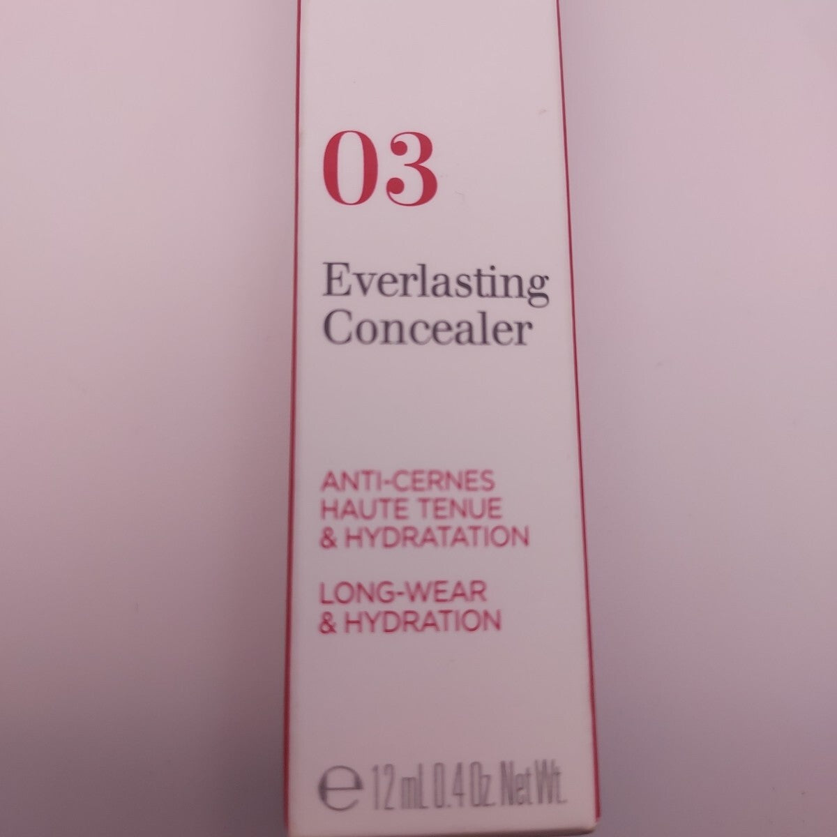 Clarins Everlasting Concealer 03 Medium Deep Long Wear Hydrating Makeup Set - 2 Pieces