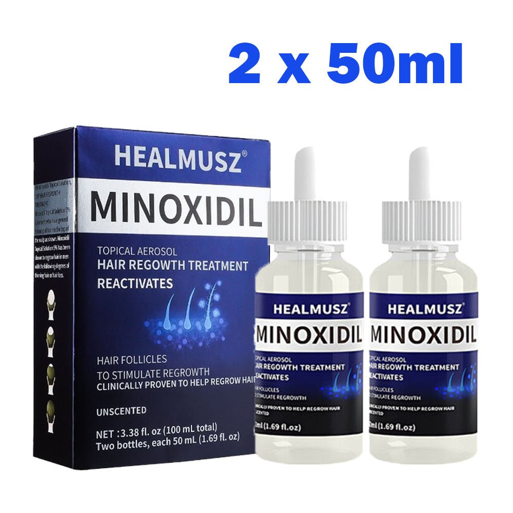 Minoxidil 5% Hair Regrowth Solution for Men - Topical Treatment