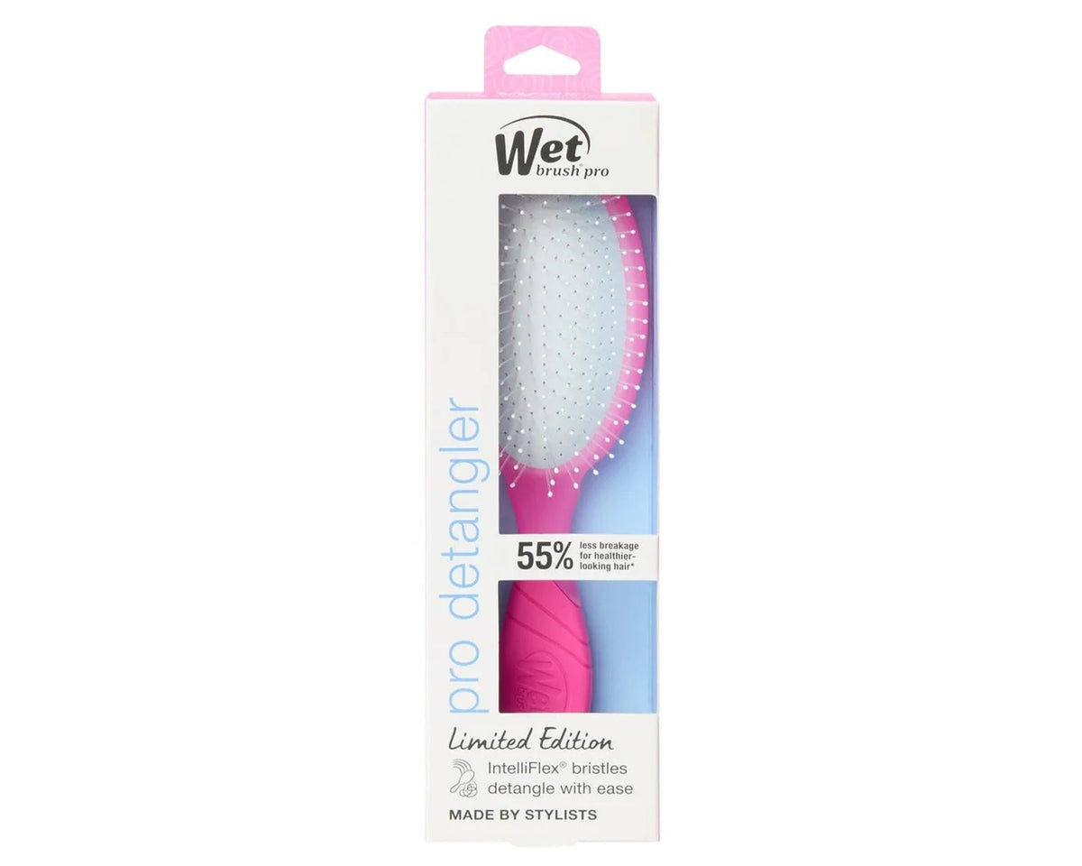 Wet Brush Pro Detangler Hair Brush - Neon Fuchsia IntelliFlex Bristles