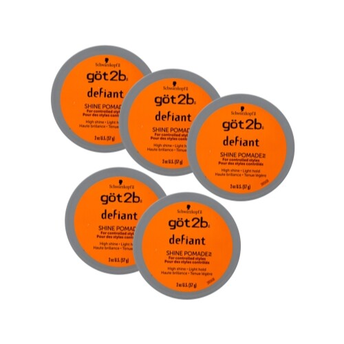 Got2b Defiant Shine Pomade 2oz - Strong Hold & High Shine Hair Styling