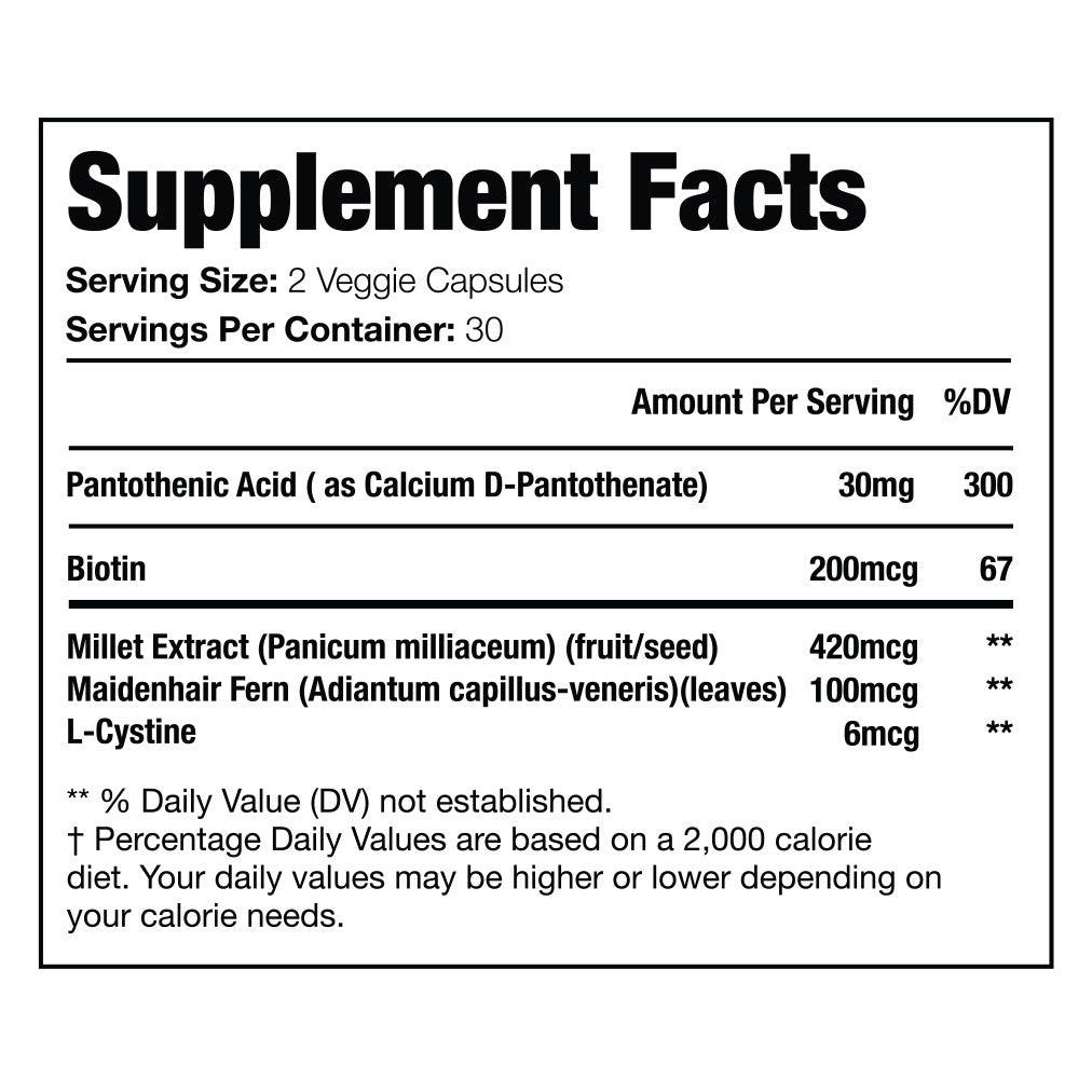 Hair Loss Prevention Supplement for Men - DHT Blocker Pills, 3-Month Supply
