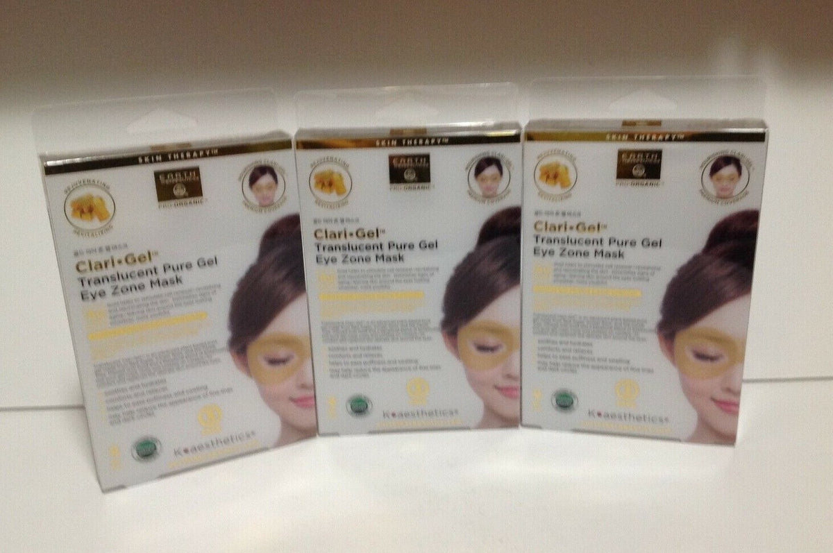ClariGel Translucent Pure Gel Eye Mask - 3 Pack (9 Masks)