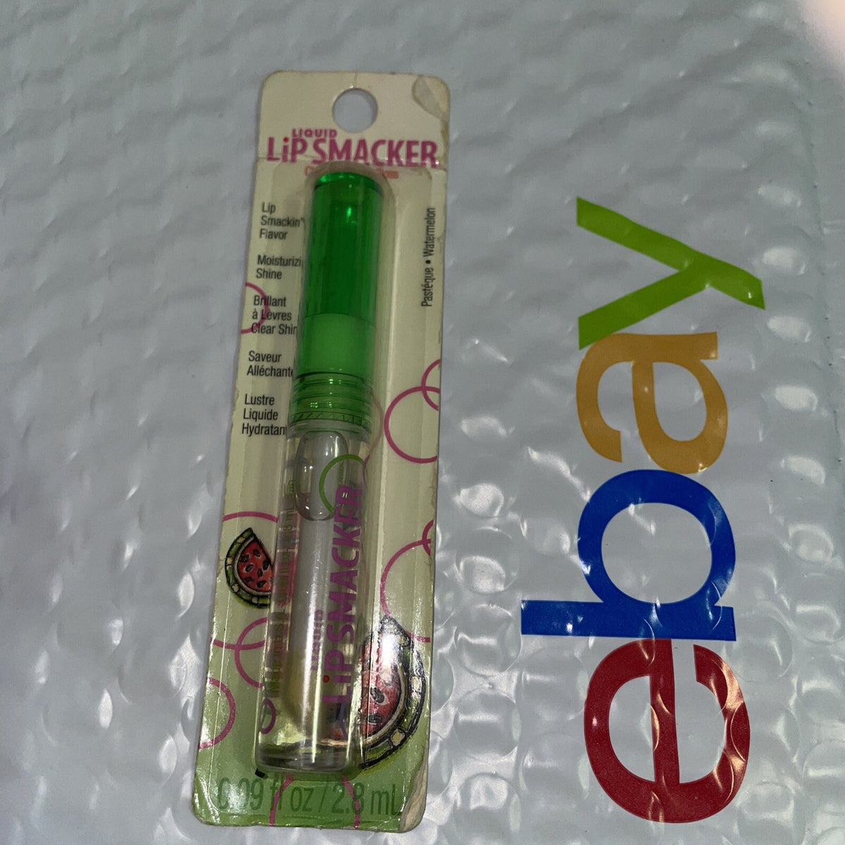 Liquid Lip Gloss - Watermelon Flavored, Full Size, Sealed Discontinued Item
