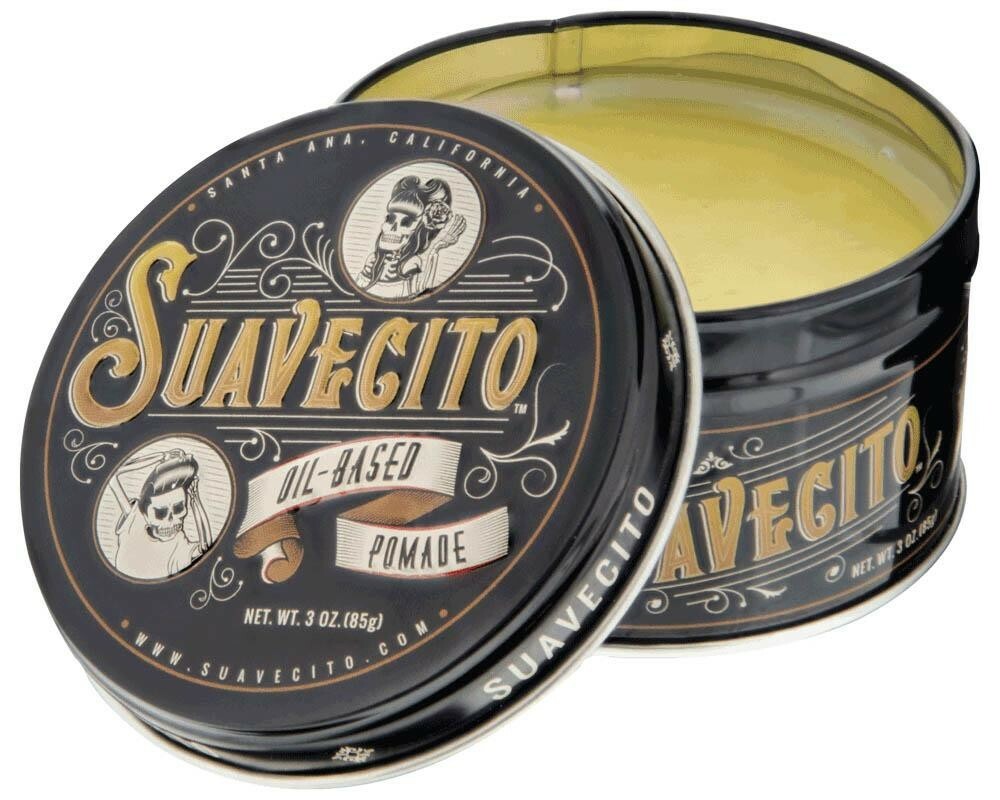 Oil Based Pomade for Hair - Medium Hold & Shine, 3 oz Tin Can