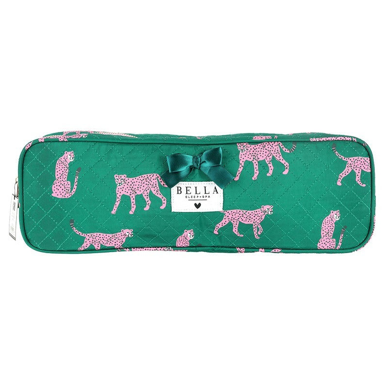 Waterproof Quilted Hair Tool Travel Bag - Organizer for Curling Iron & Straightener