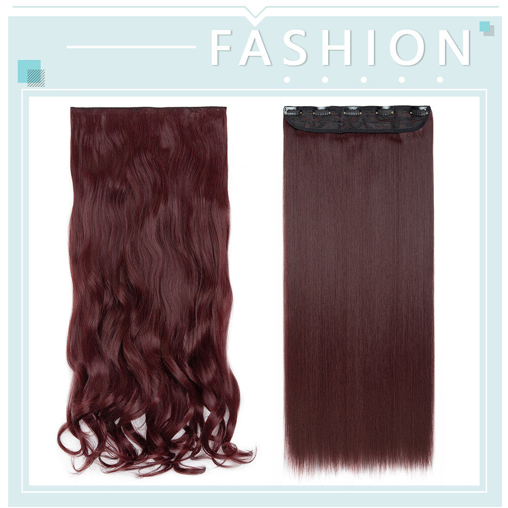 V-Shape & U-Part Clip-In Hair Extensions - Full Head Highlight, Multiple Lengths & Colors