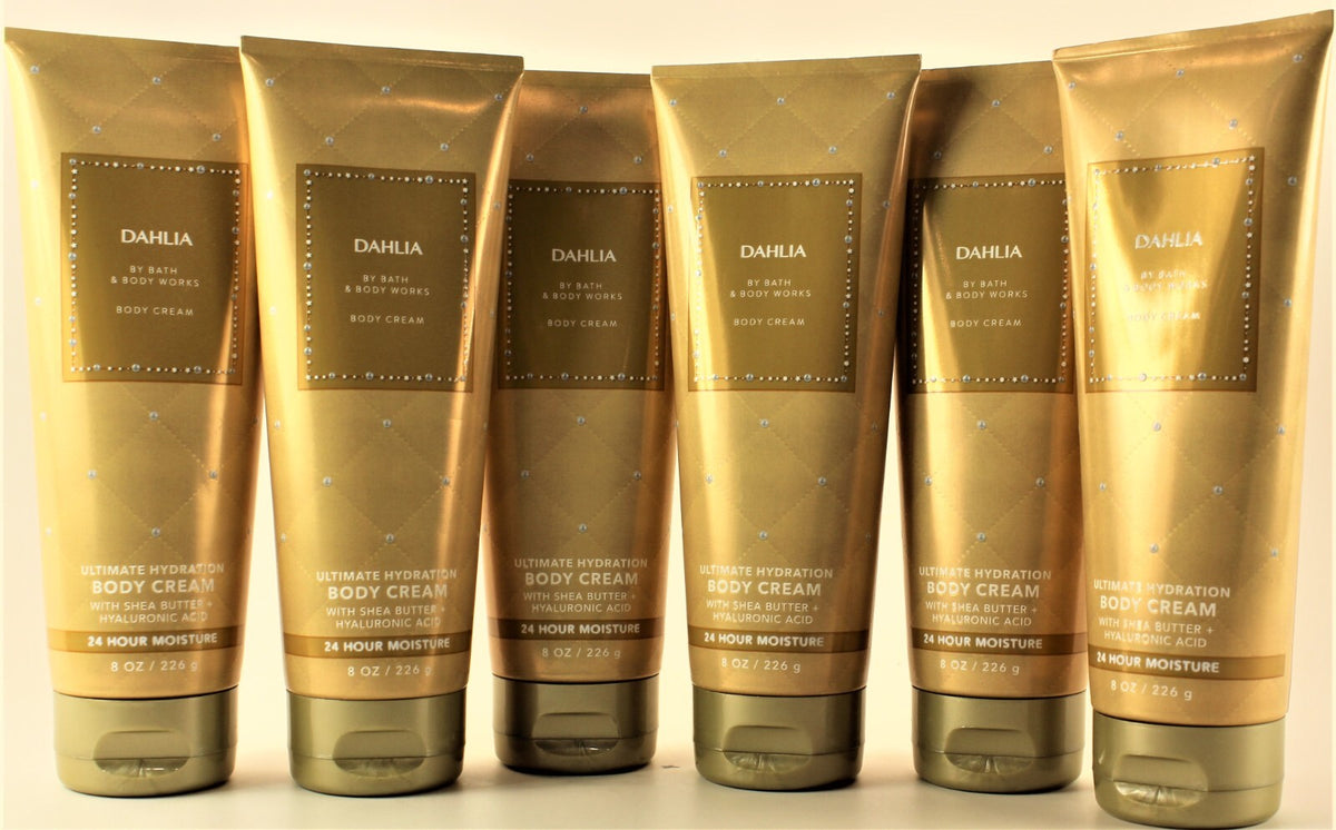 Dahlia Body Cream Lotion Moisturizer 8oz - 6 Pack