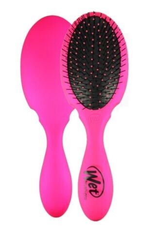 Heat Resistant Detangler Hair Brush - Pink, Ergonomic & Tangle-Free