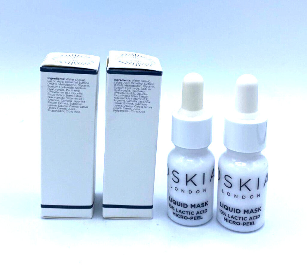Liquid Face Mask with Lactic Acid Micro Peel - 7ml x 2