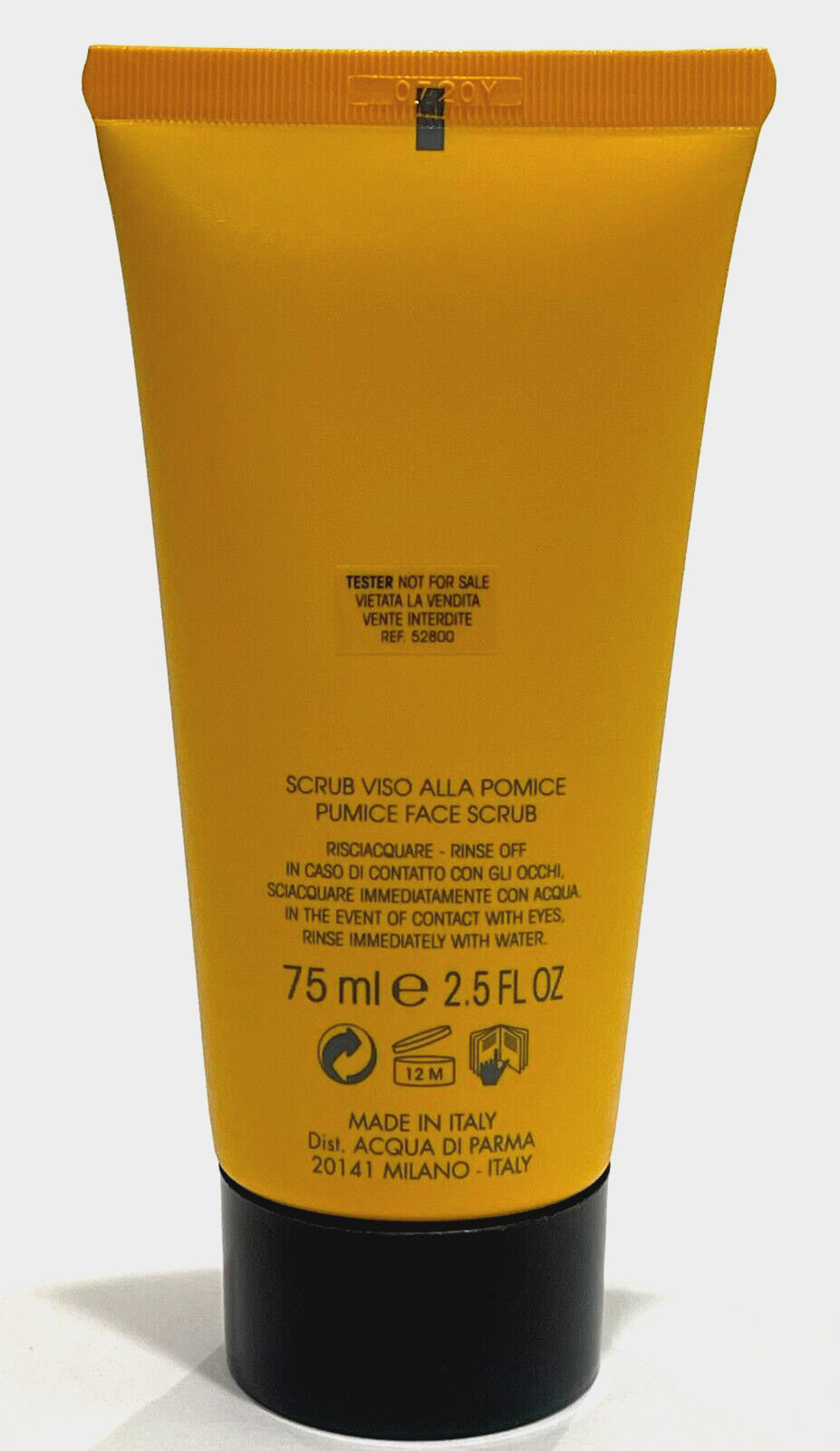 Acqua Di Parma Barbiere Pumice Face Scrub 2.5 fl oz / 75 ml New