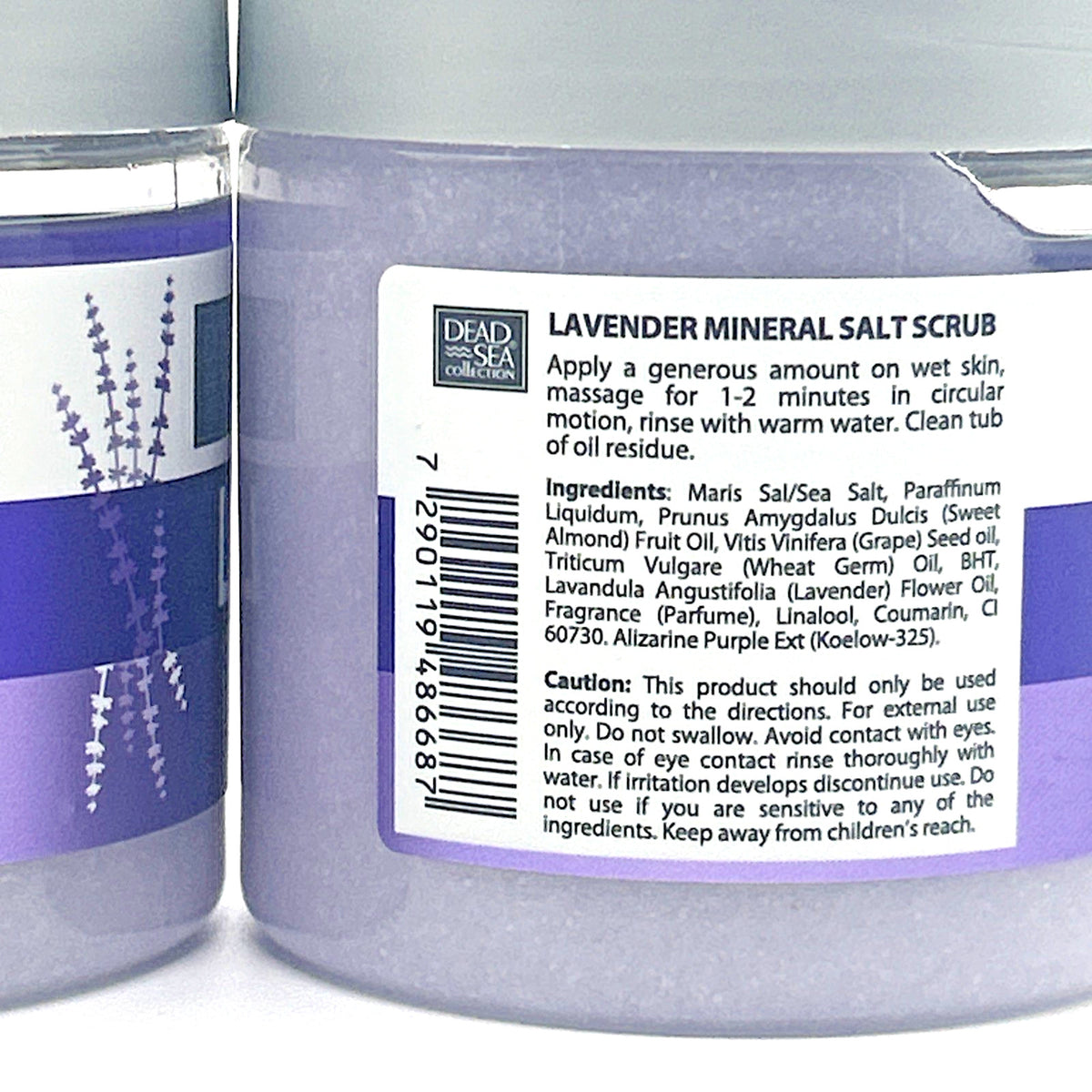 Dead Sea Collection Lavender Exfoliating Mineral Salt Scrub, 2-Pack