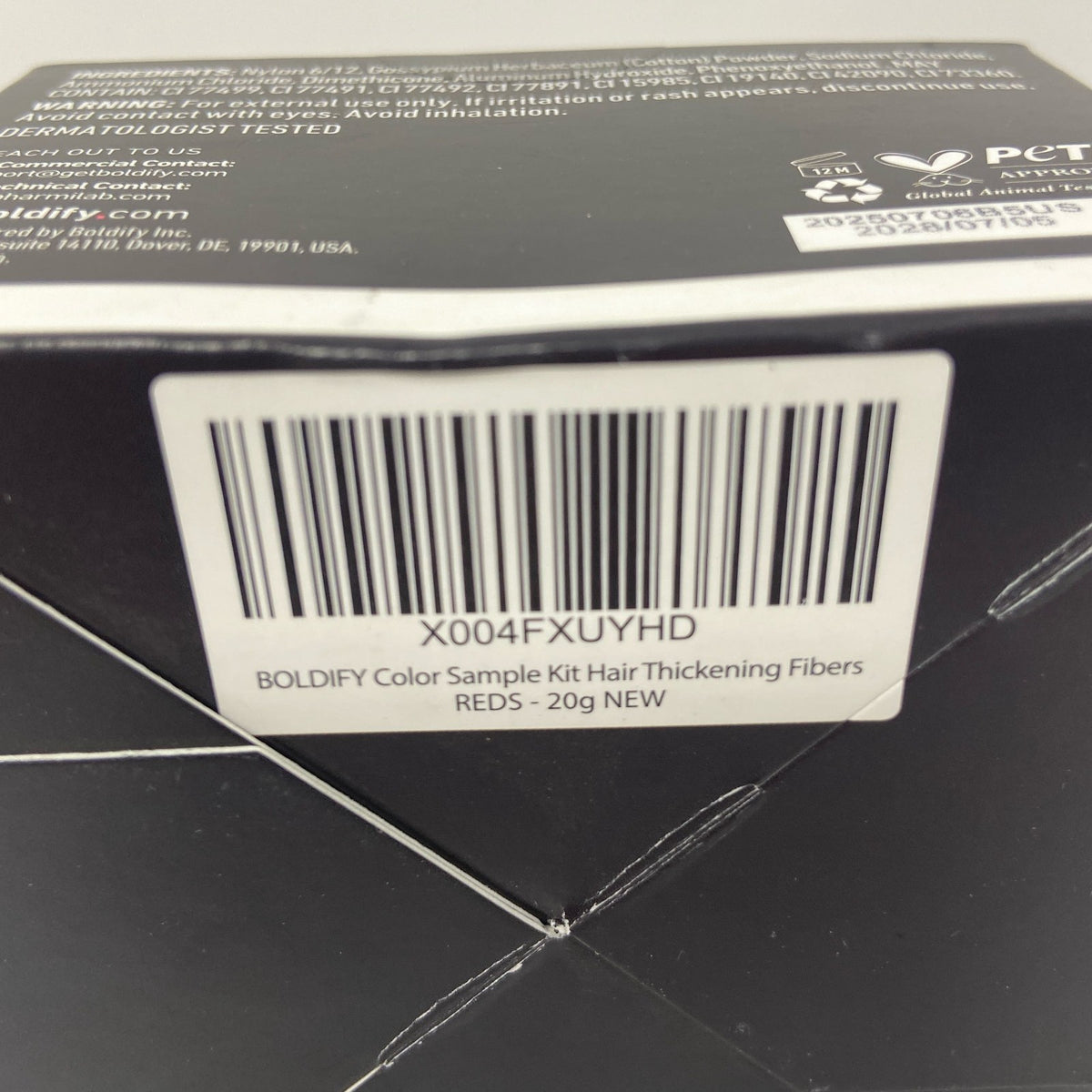 Hair Fibers Sample Kit - Reds, 4 Shades, 0.70oz