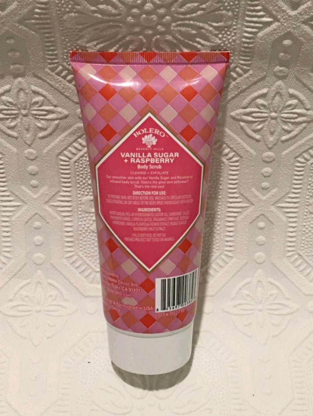 NEW Bolero Beverly Hills Vanilla Sugar + Raspberry Body Scrub