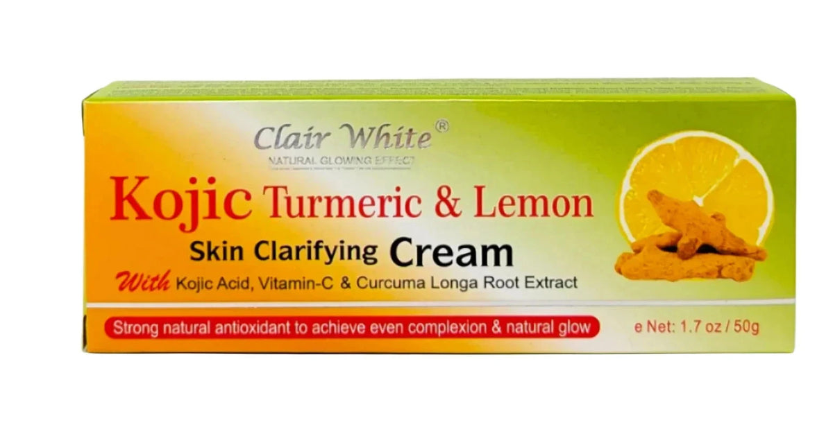 Kojic Turmeric Lemon Skin Clarifying Cream 1.7 oz for Brightening & Anti-Aging