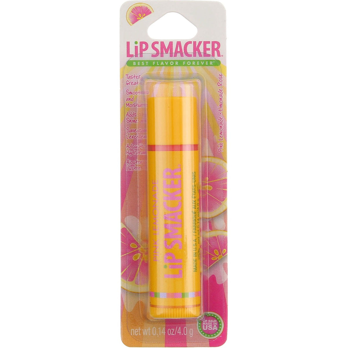 Lip Balm Set - Pink Lemonade Flavored, 2 Pack, 0.14 oz Each