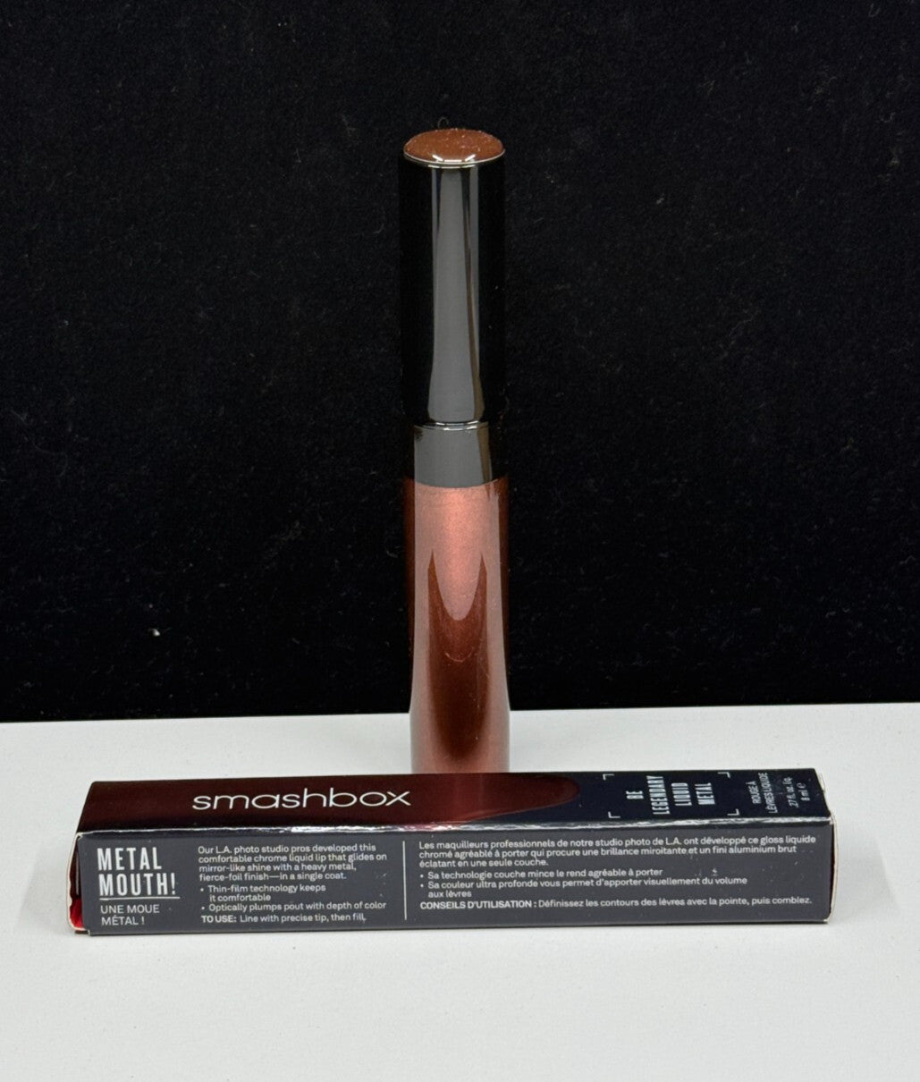 Liquid Lipstick - Smashbox Be Legendary Liquid Metal BRAINS 'N' BRONZE 0.27 oz