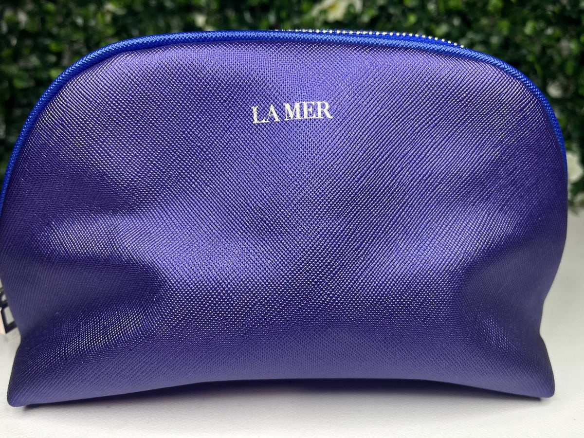 Blue Makeup & Toiletry Travel Pouch Case - Cosmetic Bag for Cosmetics & Personal Items