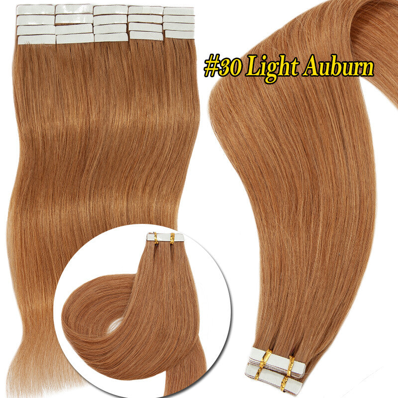 Double Sided Hair Extension Tape 40PCS Thick Remy Human Hair Skin Weft